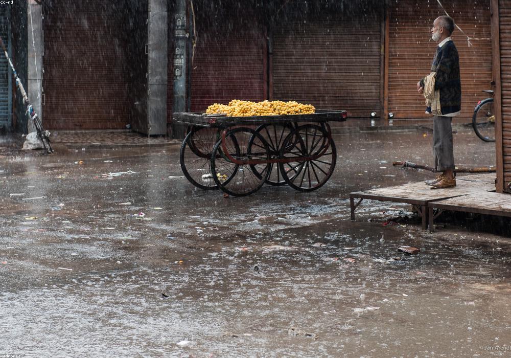 रेगिस्तान में बिछी बर्फ की चादर: राजस्थान में बेमौसम बारिश और ओलावृष्टि का कहर