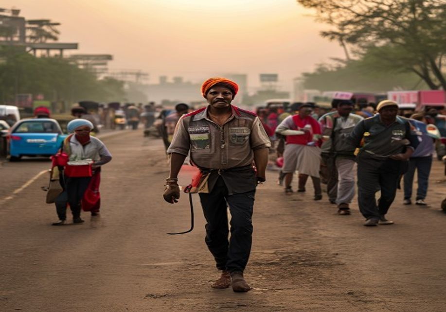 उदयपुर एयरपोर्ट पर उमड़ी भीड़