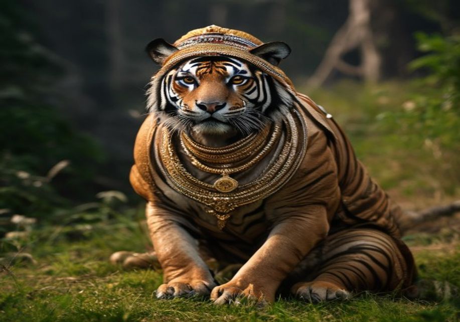 रणथंभौर टाइगर रिजर्व में बाघिन और मगरमच्छ का आमना-सामना