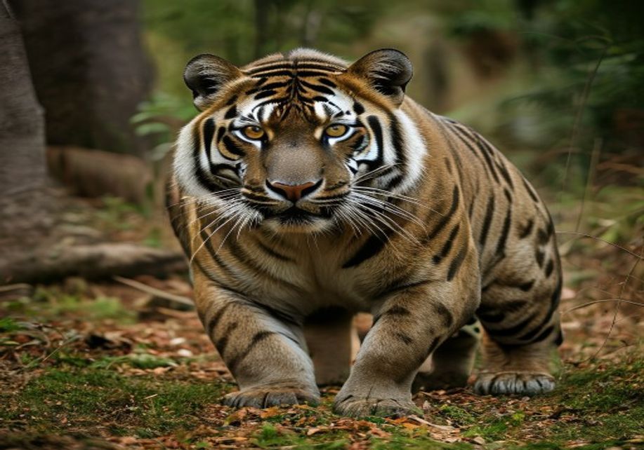 रणथंभौर टाइगर रिजर्व में बाघिन और मगरमच्छ का आमना-सामना