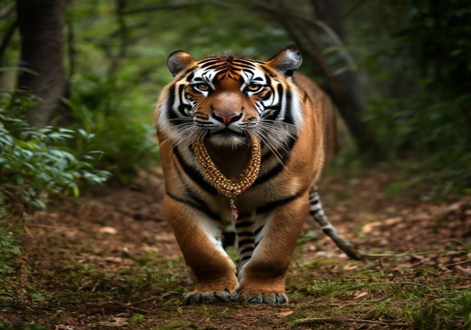 रणथंभौर टाइगर रिजर्व में बाघिन और मगरमच्छ की भिड़ंत