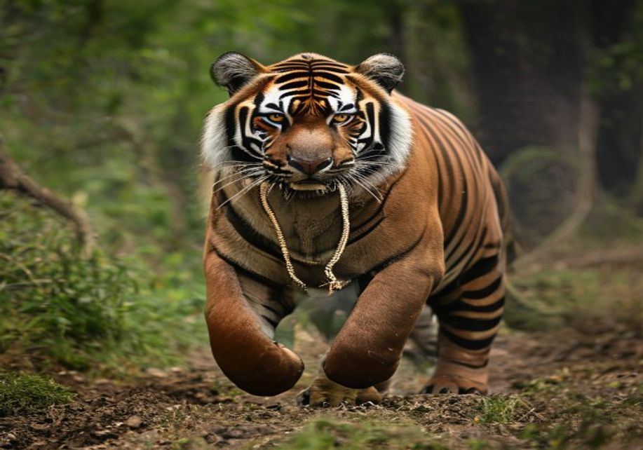 रणथंभौर टाइगर रिजर्व में बाघिन और मगरमच्छ की भिड़ंत